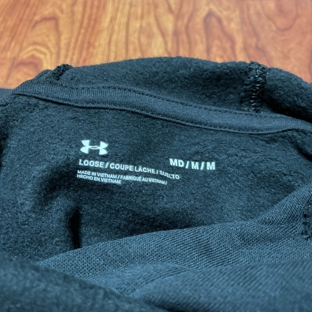 Women Under Armour Rival Fleece Logo Hoodie Sweater Medium - Picture 3 of 9